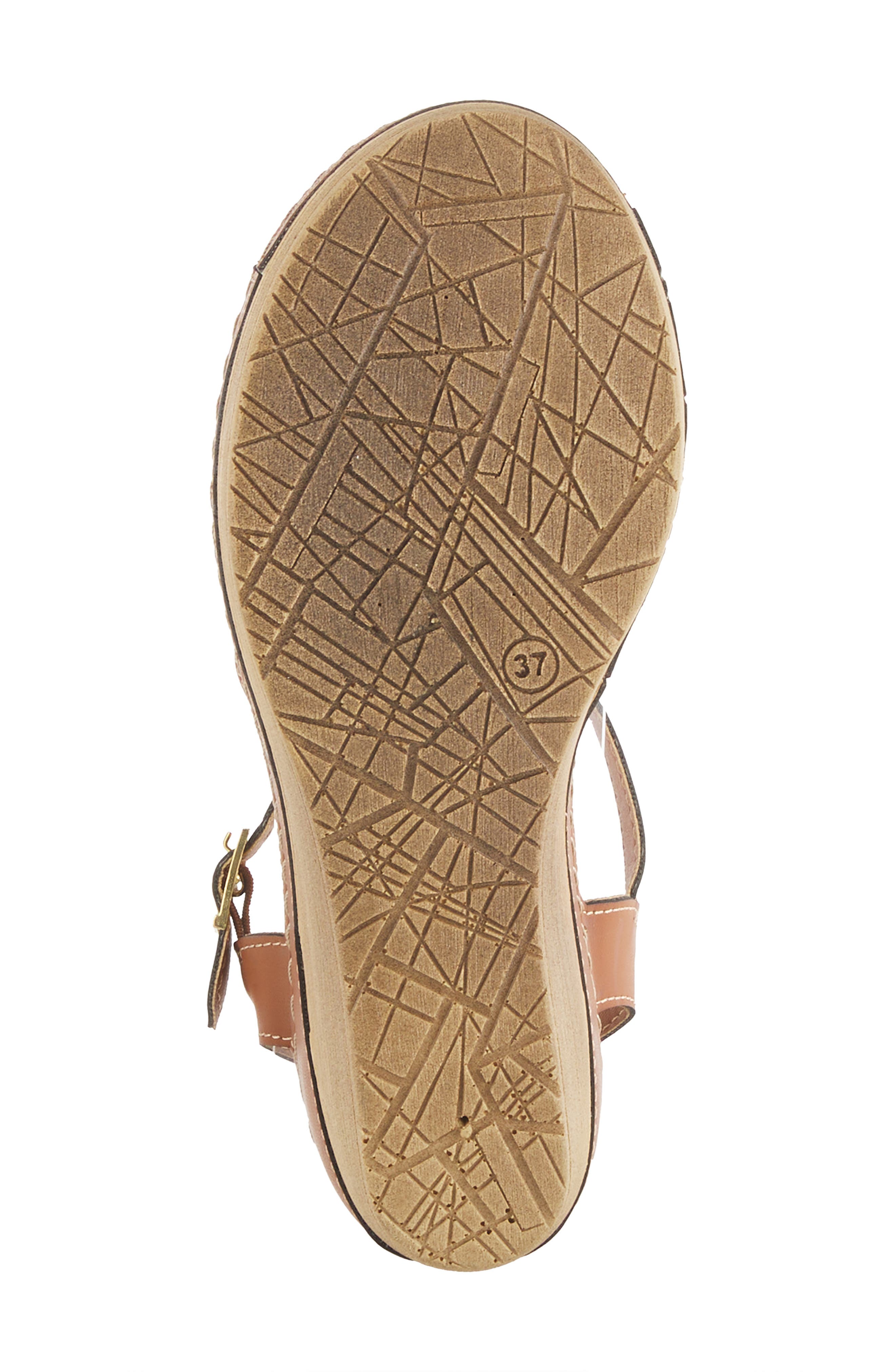 Flexus by Spring Step Natala Wedge Sandal, Alternate, color, 