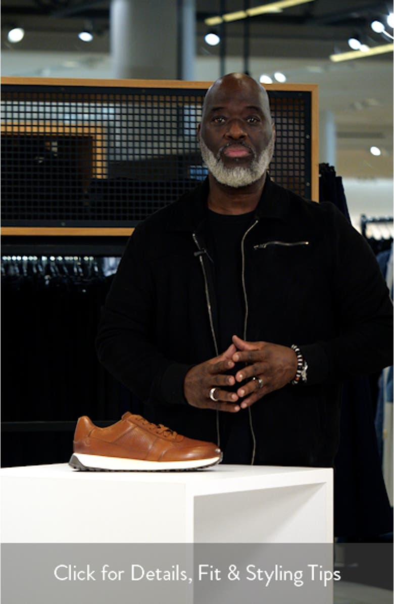 Radwell Lace-Up Leather Sneaker, sales video thumbnail