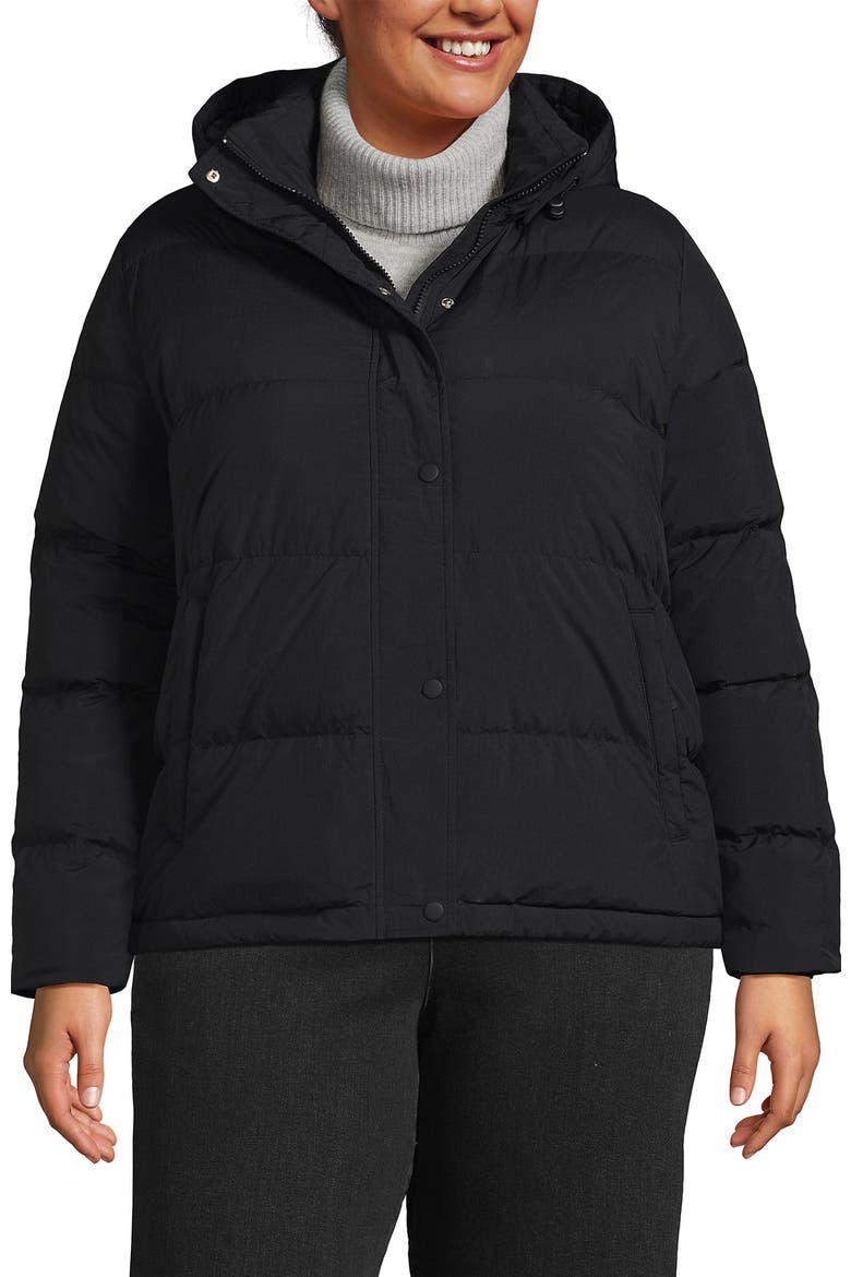 Plus Size Max 600 Down Puffer Jacket, Main, color, Black