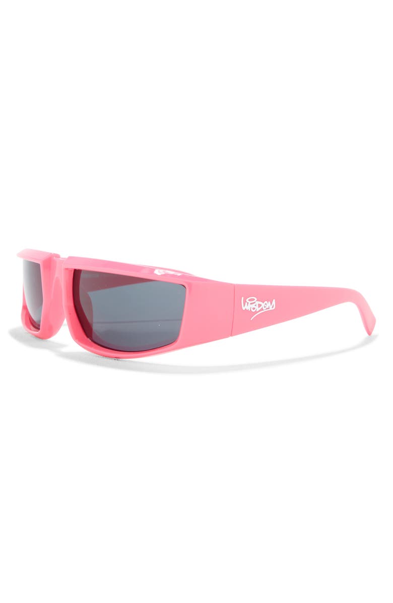 Wisdom Frame 6 53mm Square Sunglasses, Alternate, color, Pink
