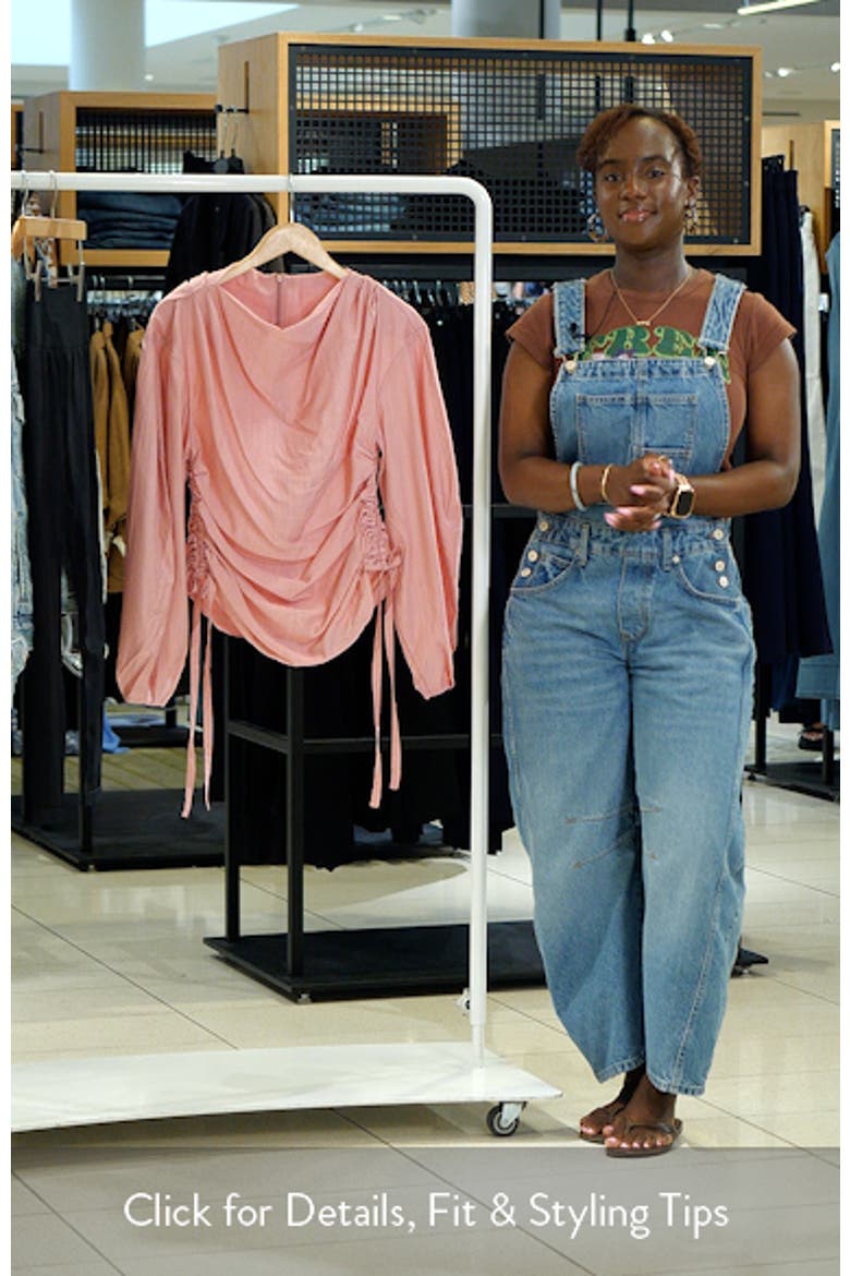 Cinched Side Tie Top (Women) | Nordstrom