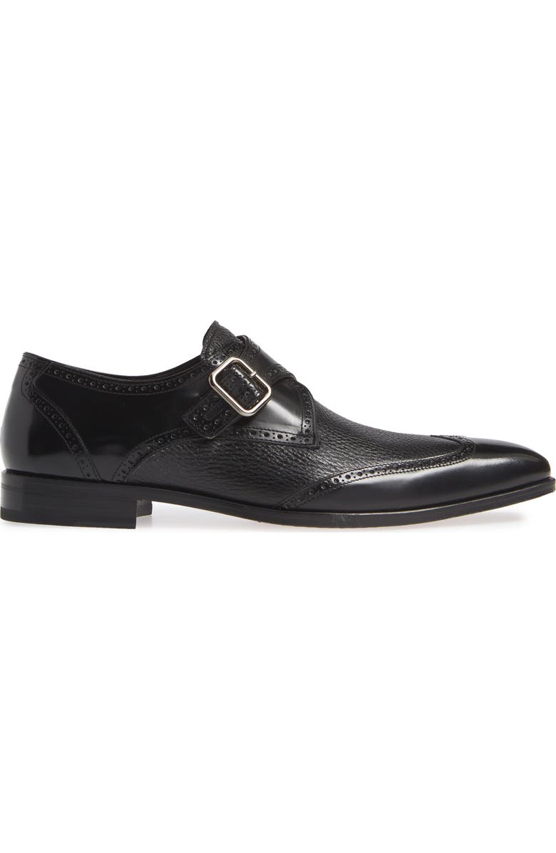 Mezlan Senator Monk Strap Shoe, Alternate, color,
