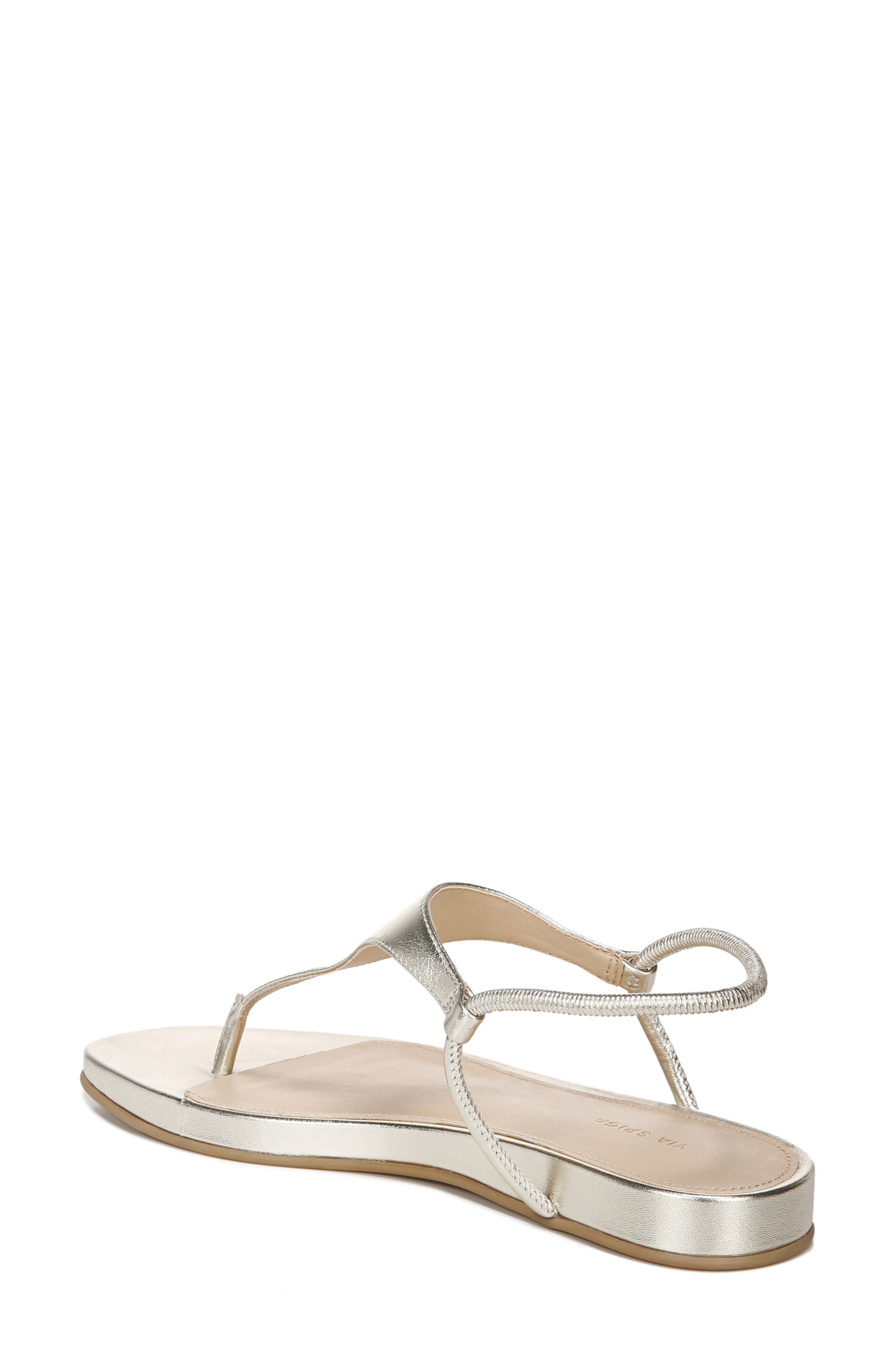 Pixey Wedge Sandal, Alternate, color, GOLD LEATHER