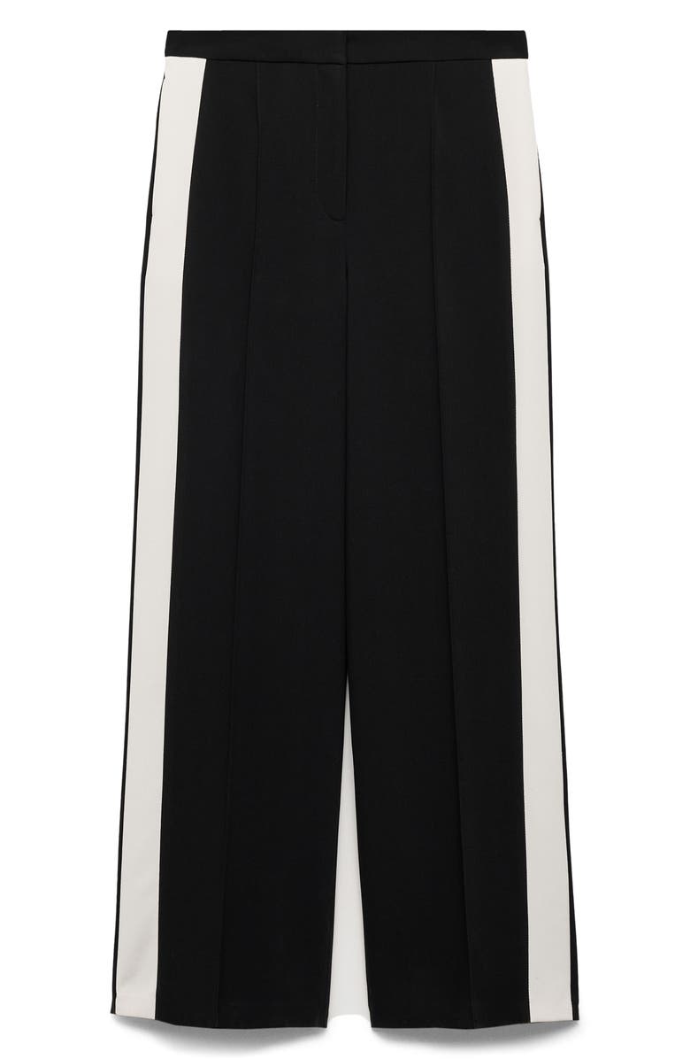 MANGO Contrast Stripe Pants, Alternate, color,