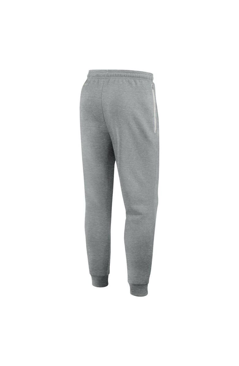 Nike Men's Nike Heather Gray Kansas State Wildcats Basketball Practice Dri-FIT Taper Sweatpants, Alternate, color, Heather Gray