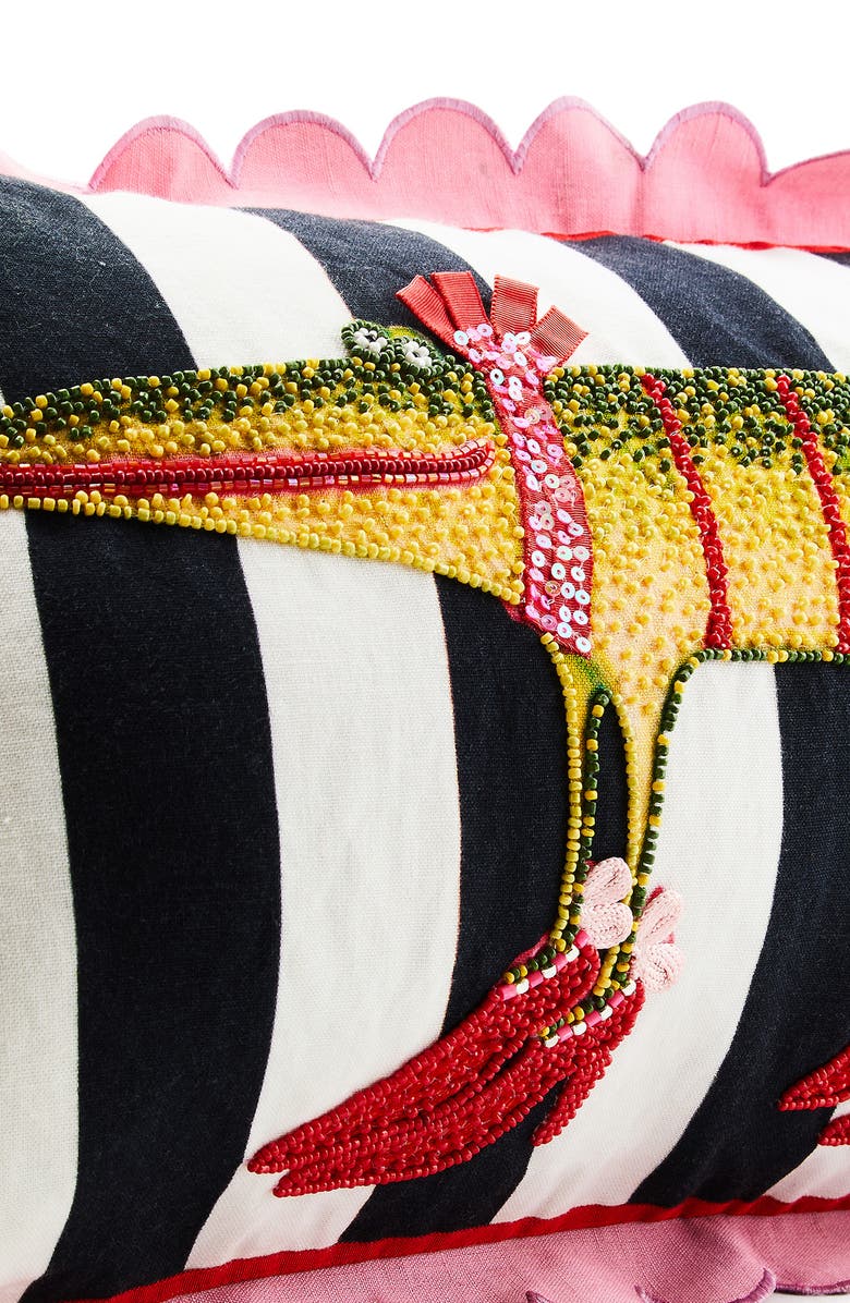 MACKENZIE CHILDS Patience Brewster Gloria Alligator Lumbar Pillow, Alternate, color, Multi