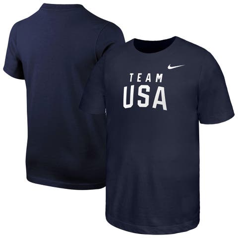 Youth Nike Navy Team USA Core T-Shirt