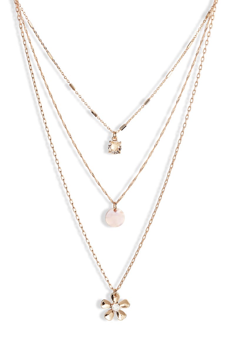 Rachel Parcell Layered Necklace, Main, color, 