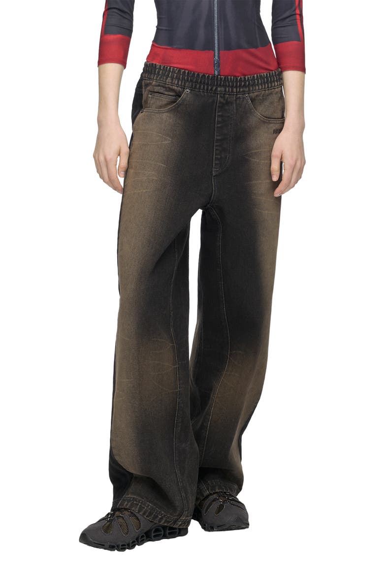 x AVAVAV Wide Leg Jeans, Main, color, CARBON