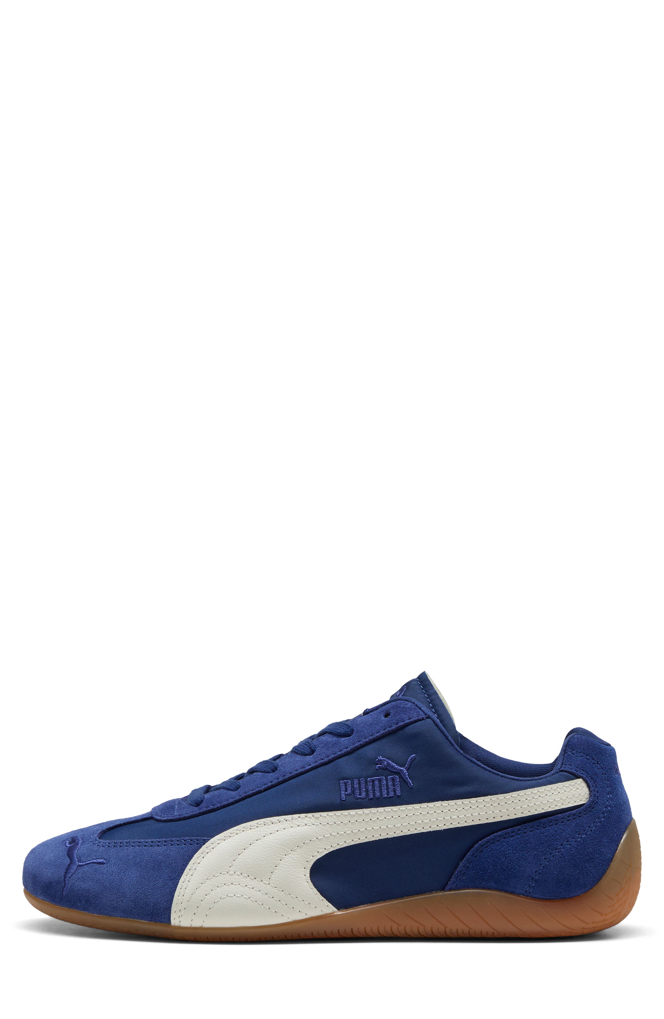 Speedcat Nylon Sneaker, Alternate, color, BLUE JEWEL/ PUMA WHITE