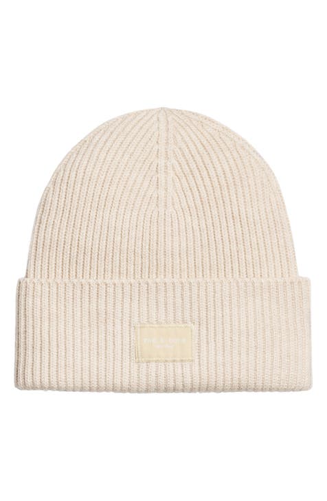 Beanie hat fashion white