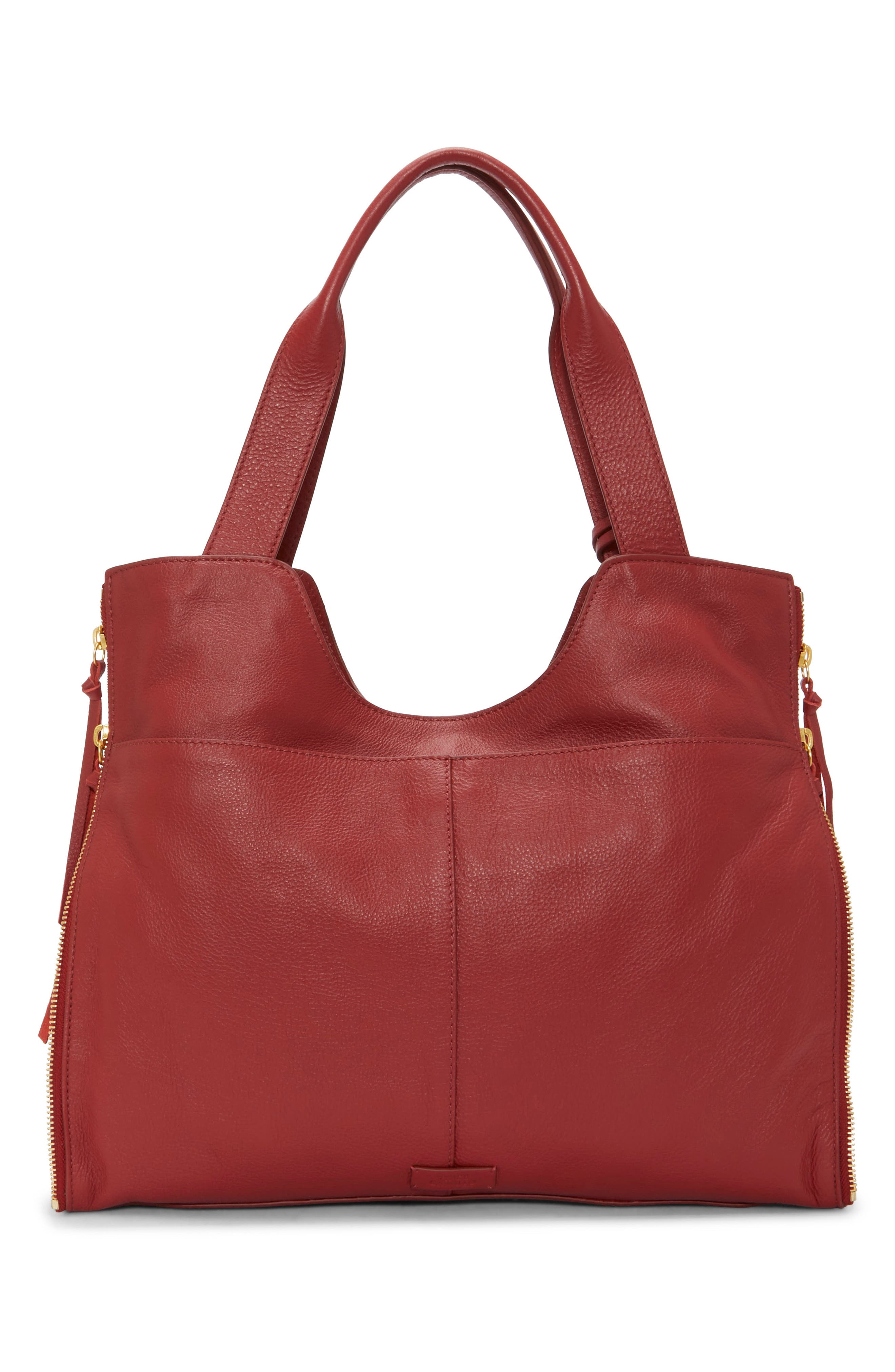 Vince Camuto Corla Leather Tote, Alternate, color, Scarlet Indpeb