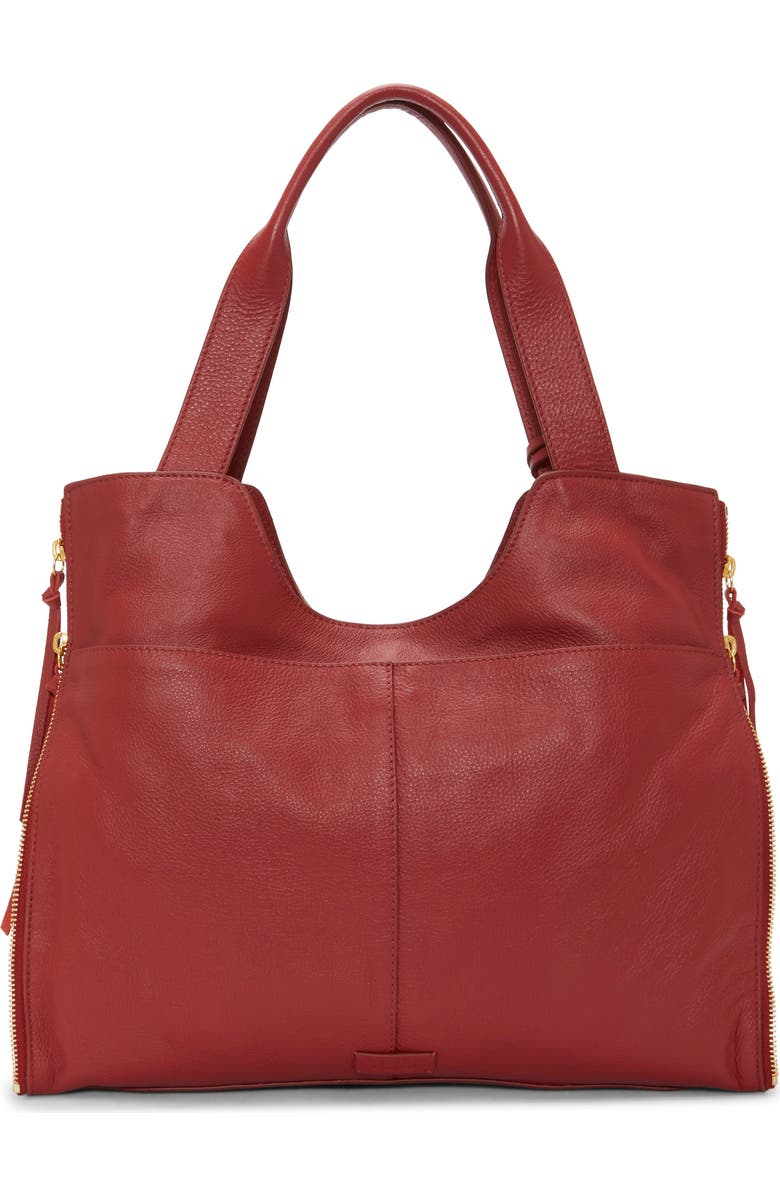 Vince Camuto Corla Leather Tote, Alternate, color, Scarlet Indpeb