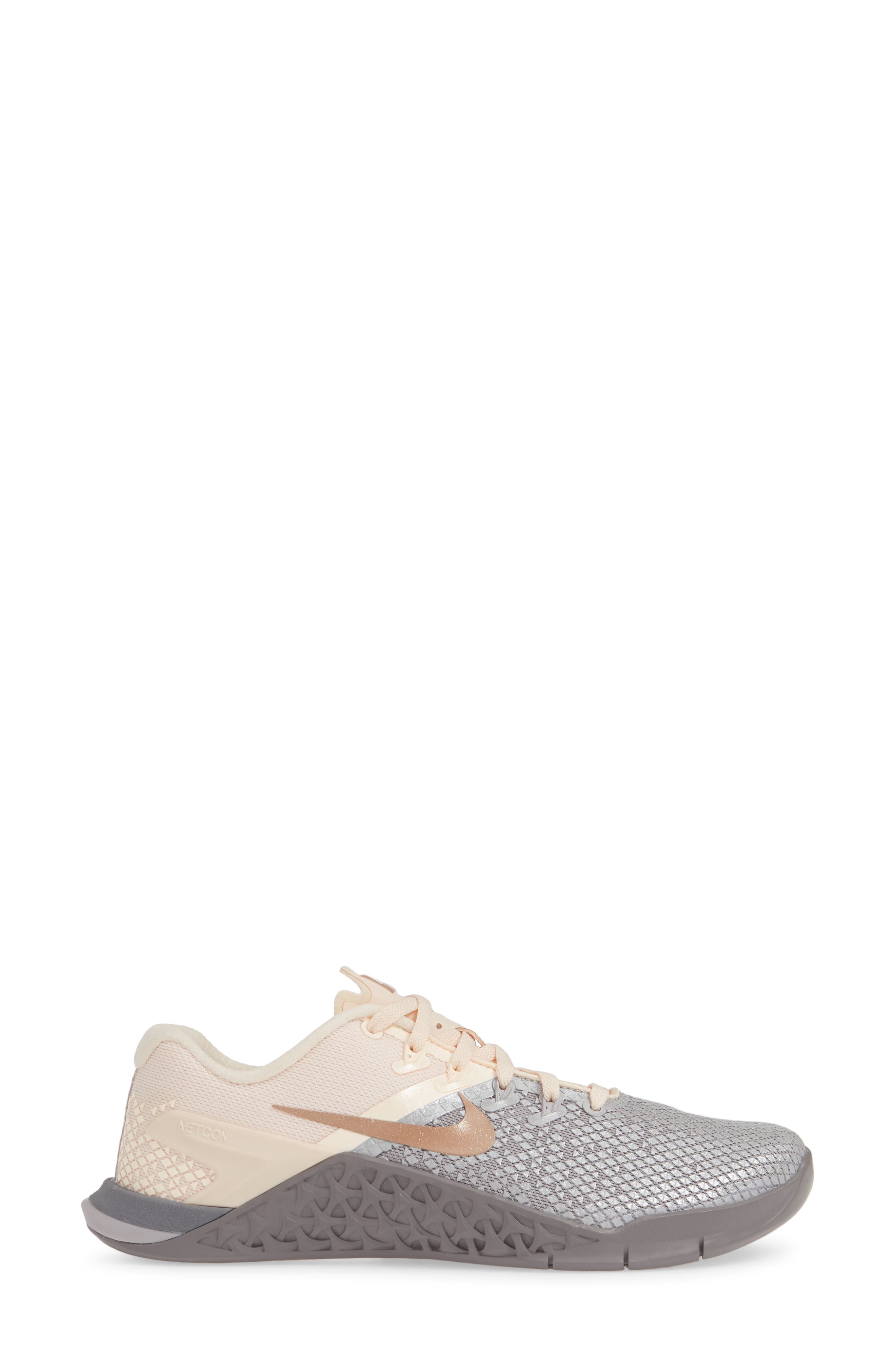 Nike Metcon 4 XD Metallic Training Shoe, Alternate, color, 