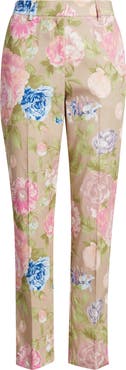 Tahari ASL Floral Print Pants