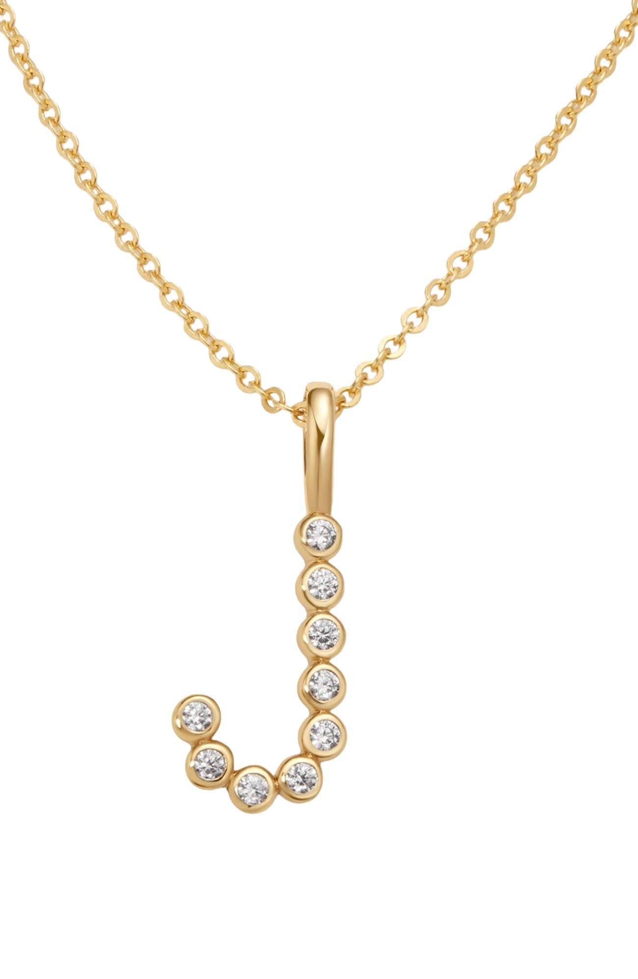 Gold Vermeil Initial J