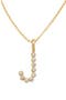  Gold Vermeil Initial J