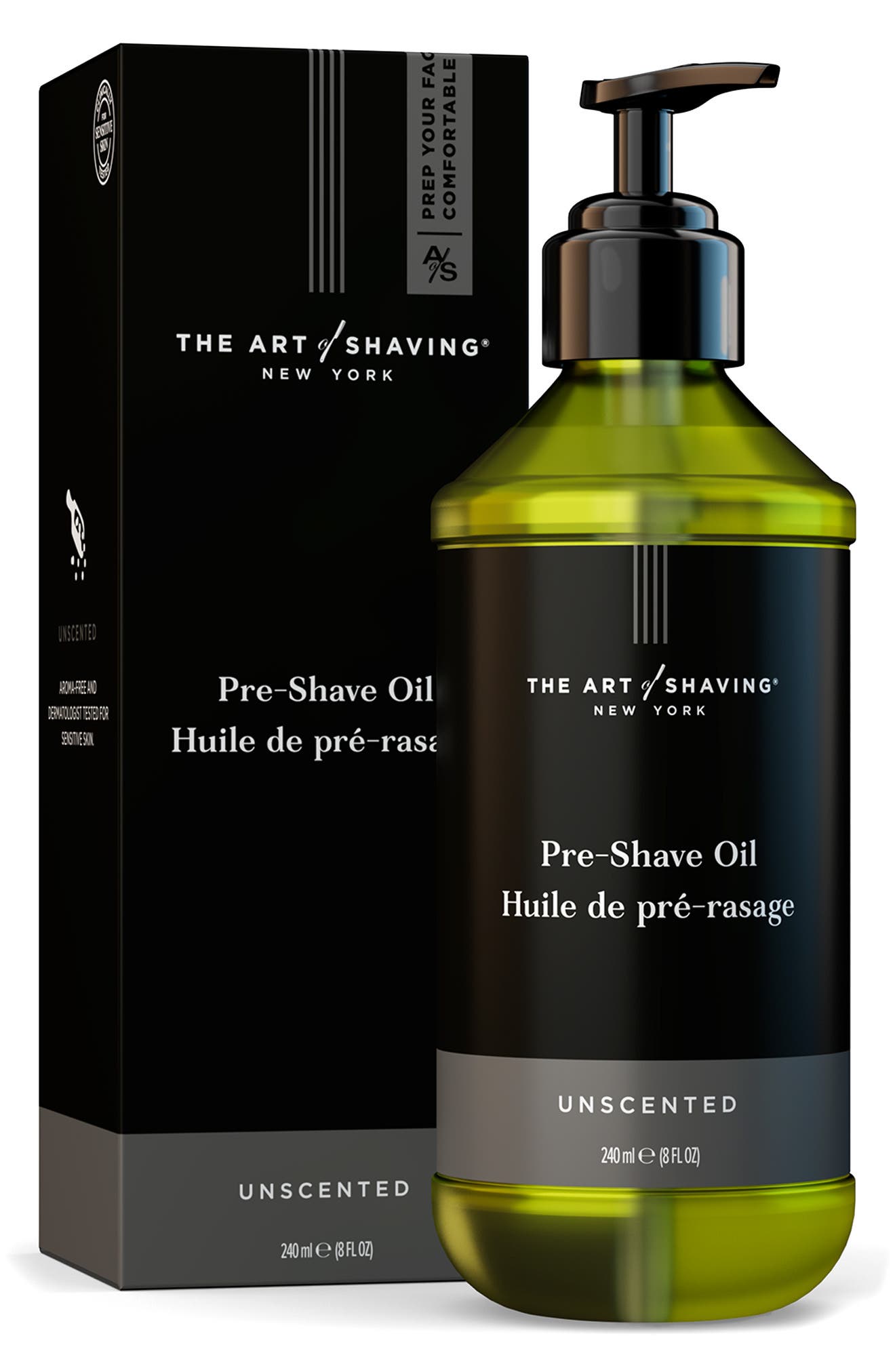 The Art of Shaving ® Large Unscented Pre-Shave Oil with Pump | Nordstrom