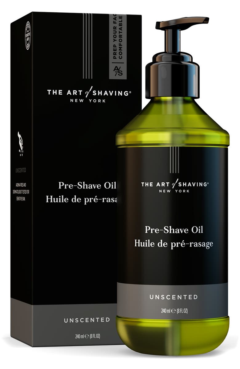 The Art of Shaving <sup>®</sup> Large Unscented Pre-Shave Oil with Pump, Alternate, color,