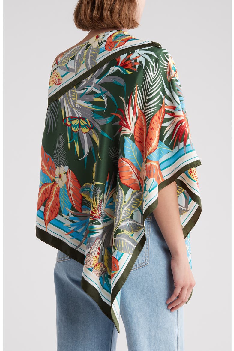 Tropical Ruana, Alternate, color, GREEN