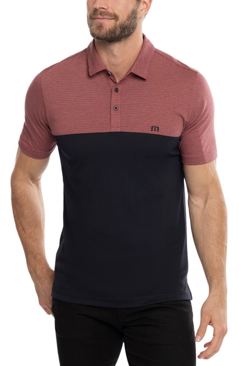 TravisMathew Riverbank Cotton Blend Golf Polo, Main, color, 