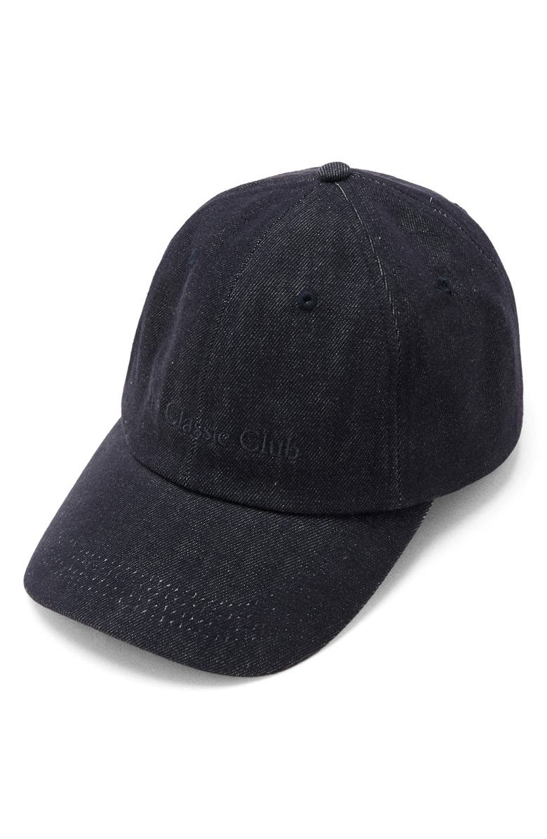 MANGO Classic Club Baseball Cap, Alternate, color, Dark Blue