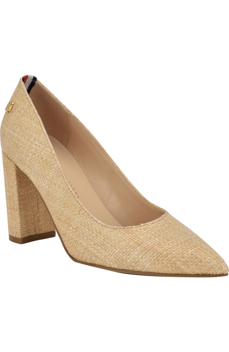 Tommy Hilfiger Abilene Pump, Main, color, Natural