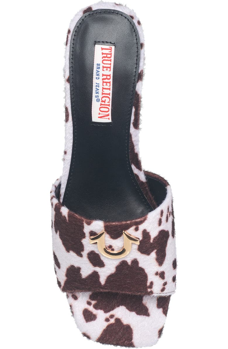 True Religion Single Strap Logo Block Heel, Alternate, color,