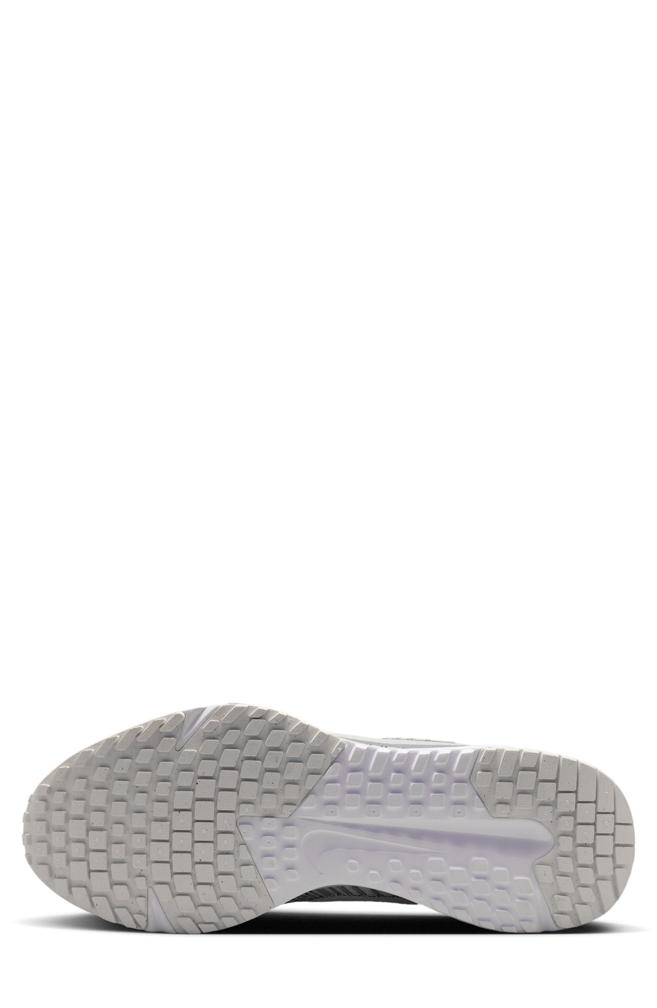 Run Defy Running Shoe, Alternate, color, SUMMIT WHITE/ METALLIC SILVER
