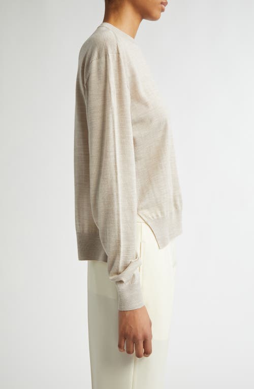 Shop Jil Sander Dolman Sleeve Top In Latte