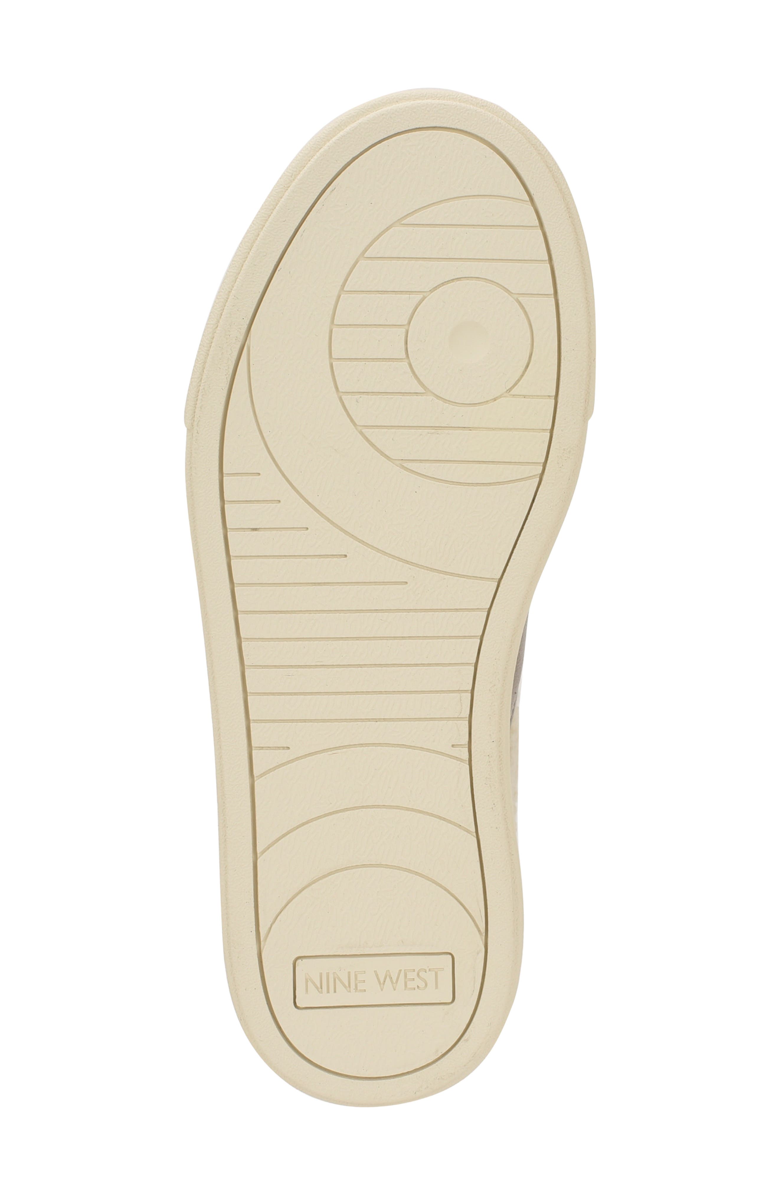 Nine West Linehan Faux Shearling Sneaker, Alternate, color, Medium Natural