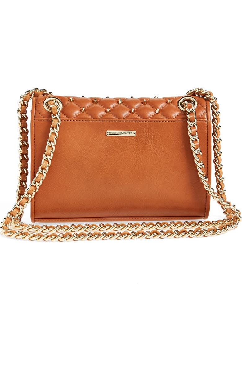 Rebecca Minkoff 'Mini Quilted Affair with Studs' Shoulder Bag, Alternate, color,