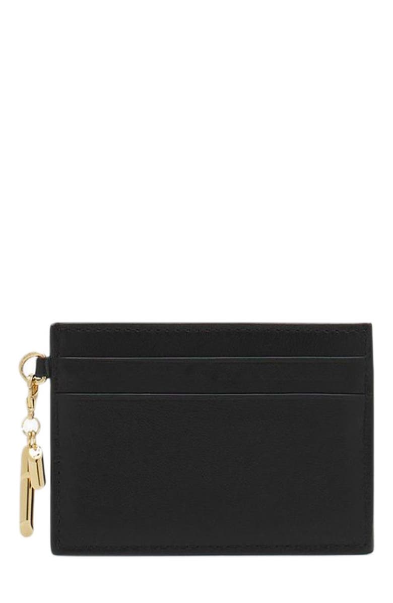 Lanvin Séquence Leather Cardholder, Alternate, color, 