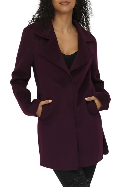 Oversize Wool Blend Coat