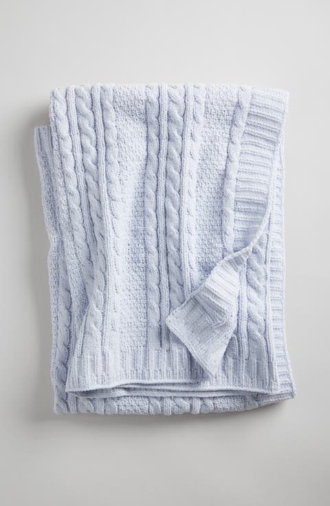 Cable Knit Baby Blanket