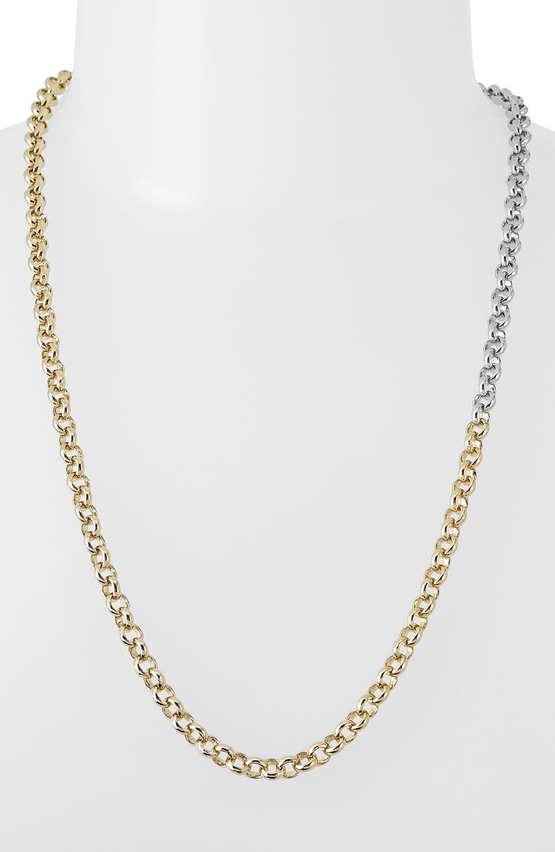 AllSaints Chain Link Necklace, Alternate, color, 