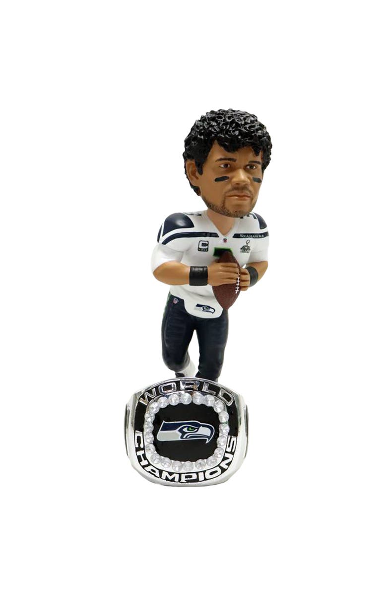 FOCO Russell Wilson (Seattle Seahawks) Super Bowl XLVIII Exclusive NFL Bobblehead/360, Main, color, Multi-Color