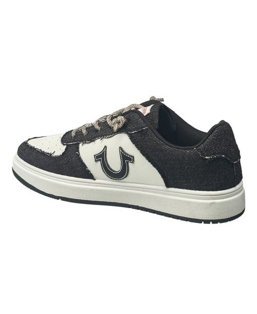 True Religion Women's Allison Lace Up Sneaker In Black Denim