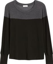 Loveappella Block Crewneck Top