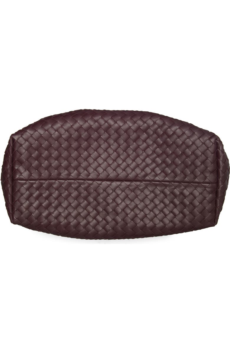 Bottega Veneta Medium Pinacoteca Intrecciato Leather Tote, Alternate, color, 2203 Dark Barolo/ Pick-M B
