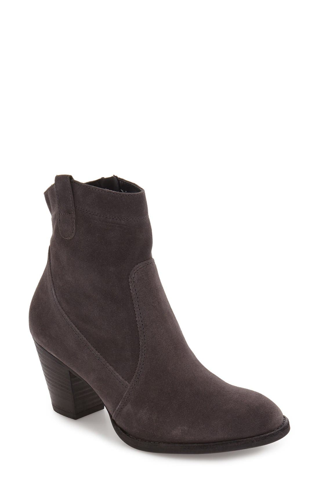 'Jax' Bootie, Main, color, IRON SUEDE