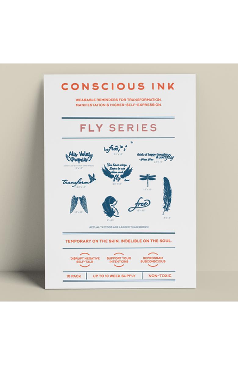 Conscious Ink Fly Variety 10-Pack, Main, color, White