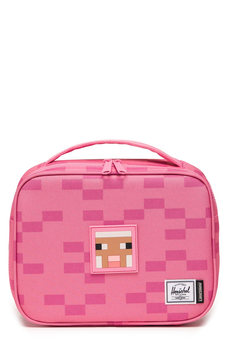 Kids' Minecraft Pop Quiz Lunch Box, Main, color, PINK SHEEP