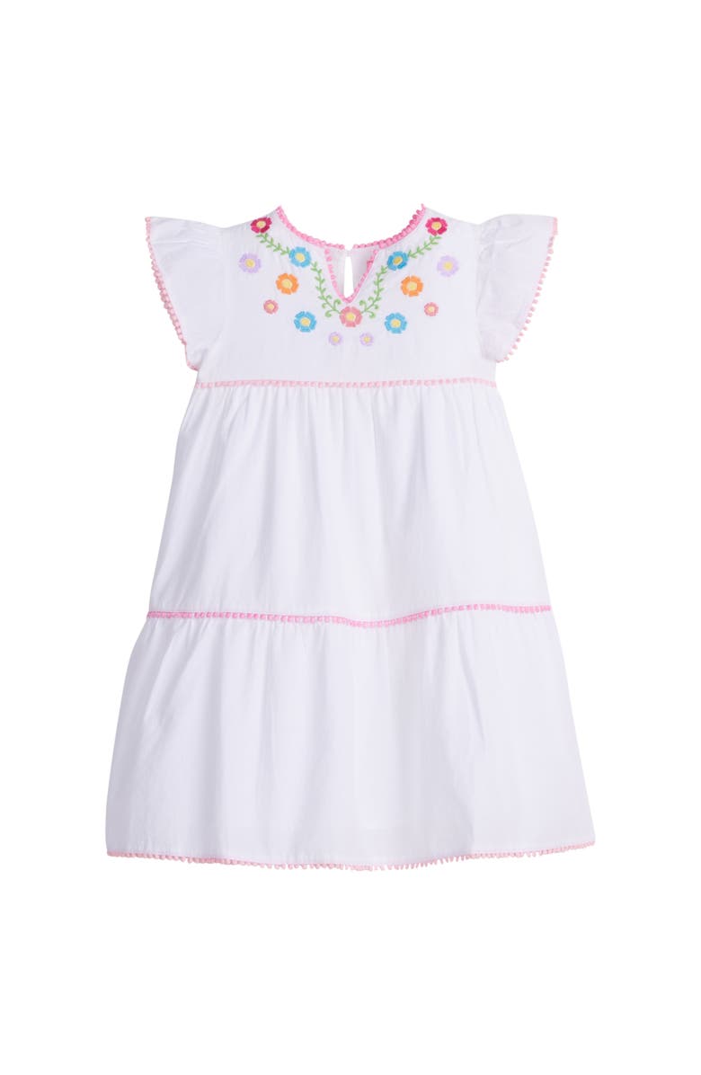 BISBY Kids' Positano Dress, Main, color, Multi Embroidery