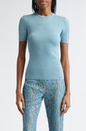 Michael Kors Collection Short Sleeve Cashmere Sweater