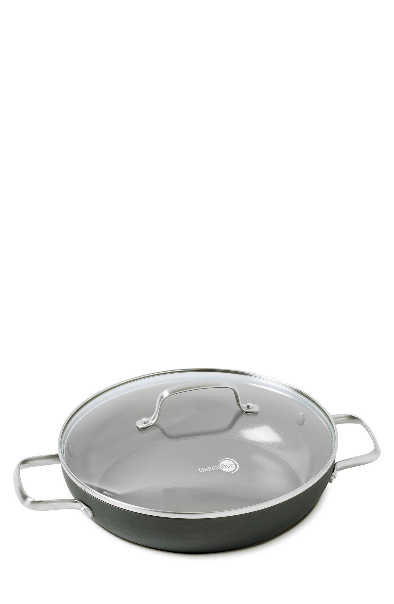 GreenPan Chatham Healthy Ceramic Nonstick Everyday Pan with Lid, 11"