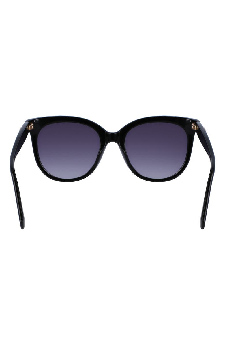 Longchamp 54mm Gradient Tea Cup Sunglasses, Alternate, color,