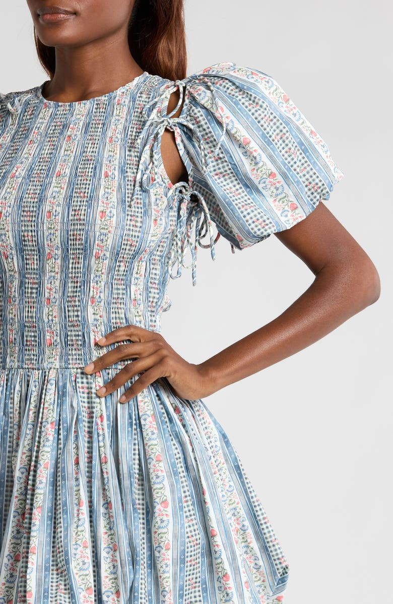 Damson Madder Becca Bubble Minidress, Alternate, color,