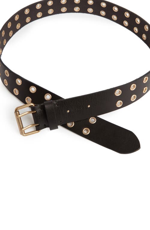 Allsaints Double Prong Belt In Multi