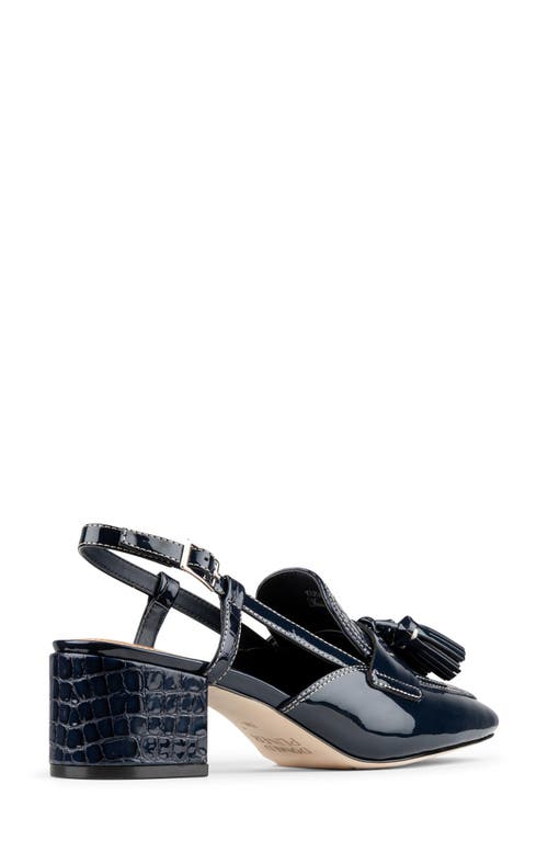 Donald Pliner Tassel Slingback Pump In Blue